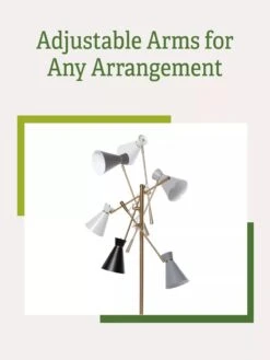 Adjustable 3-Arm Grow Lamp -Outdoor Garden Care 3 Arm 3