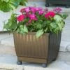 Self-Watering Rolling Planters, 15" -Outdoor Garden Care 34 505 d