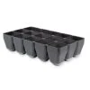 15-Cell Tray, Black -Outdoor Garden Care 35 696 deep root seedstarting trays