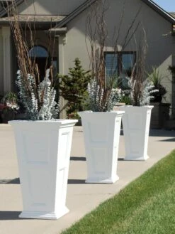 Fairfield Self-Watering Tall Patio Planters, 28” 12 Fairfield Self-Watering Tall Patio Planters, 28” -Outdoor Garden Care 39 342 106V tif