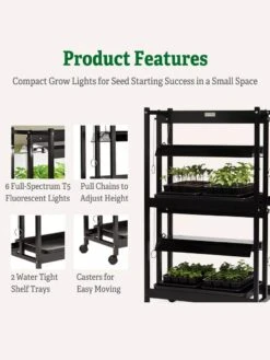 Compact 2-Tier SunLite® Garden -Outdoor Garden Care 39 414 4