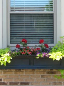 Fairfield Self-Watering Window Box, 4’ 12 Fairfield Self-Watering Window Box, 4’ -Outdoor Garden Care 39345 07V tif