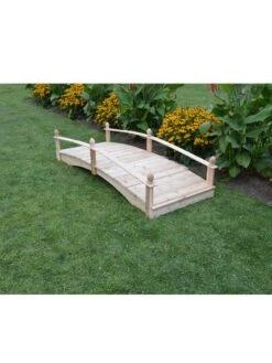 Acorn Garden Bridge Unfinished 4' X 10' 8 Acorn Garden Bridge Unfinished 4' X 10' -Outdoor Garden Care 3 4 crop 8613404 02V