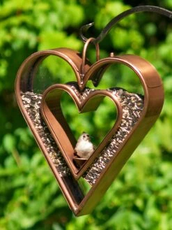 Heart Fly-Thru™ Bird Feeder -Outdoor Garden Care 3 4 crop 8613534 06v