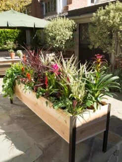 Elevated Planter Box, 2' X 8' -Outdoor Garden Care 8587631 006 tif