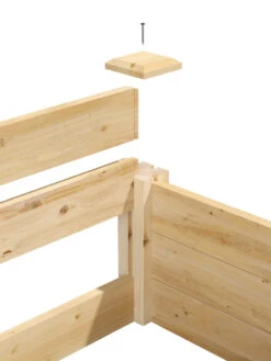 2-Tier Pine Raised Garden Bed, 80 Sqft.12'x12' -Outdoor Garden Care 8588181 04v 2