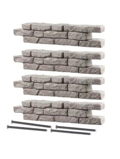 Rock Lock Interlocking Garden System, Straight Sets -Outdoor Garden Care 8588324 01V