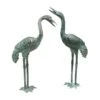 Bronze Crane Statues, Small 1 Bronze Crane Statues, Small -Outdoor Garden Care 8589917 001v