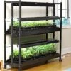 2-Tier SunLite® Garden -Outdoor Garden Care 8590049 2489 grow lights with two shelves large tif