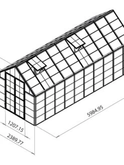 Canopia® By Palram Harmony™ Snap & Grow Greenhouse, 8' -Outdoor Garden Care 8591043 11V tif