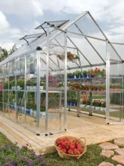 Canopia® By Palram Harmony™ Snap & Grow Greenhouse, 8' -Outdoor Garden Care 8591044 07V jpg