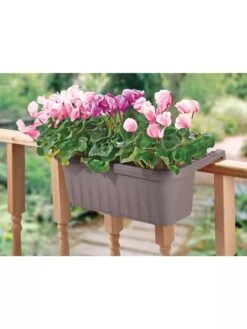 Adjustable Self-Watering Railing Planter, 24" -Outdoor Garden Care 8592173 02V 3 4
