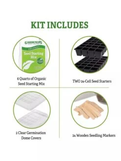 Organic GrowEase Seed Starting Success Kit -Outdoor Garden Care 8592393 4