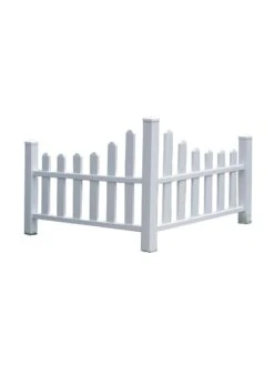 Country Corner Vinyl Picket Fence -Outdoor Garden Care 8593637 02v