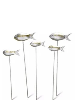Fish Out Of Water Garden Stakes, Set Of 5 12 Fish Out Of Water Garden Stakes, Set Of 5 -Outdoor Garden Care 8593672 0067 tif