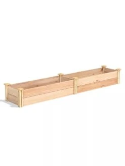 Premium Cedar Raised Garden Bed, 16" X 96" -Outdoor Garden Care 8593873 03V