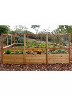 Garden In A Box With Deer Fence, 8' X 12' -Outdoor Garden Care 8594021 06V 3 4