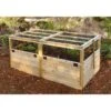 Garden In A Box With Trellis/Lid Option, 3' X 6' -Outdoor Garden Care 8594505 01V raised cedar bed with trellis option