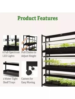 LED SunLite® 3-Tier Garden -Outdoor Garden Care 8595554 4