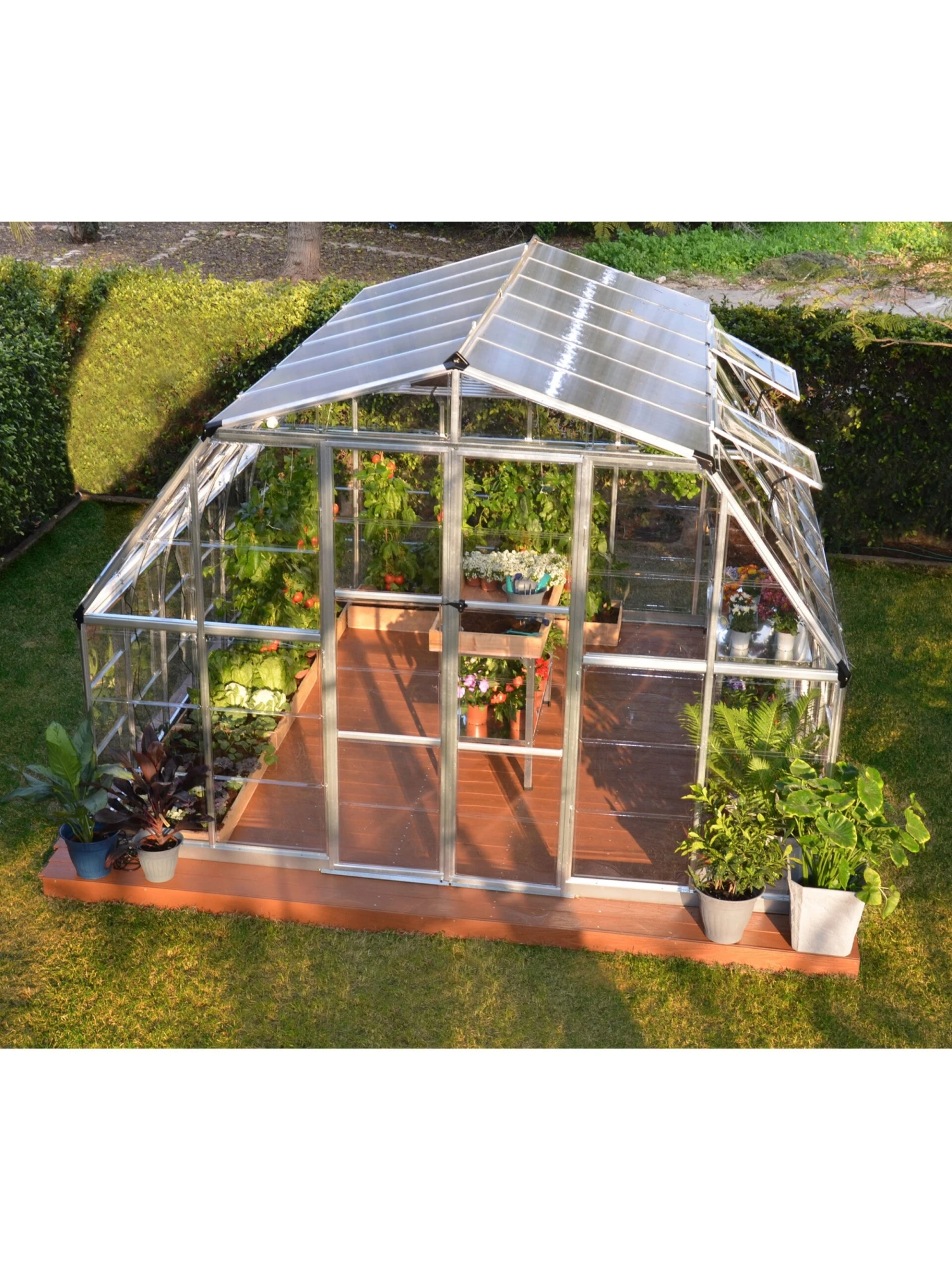 Canopia® By Palram Americana™ Greenhouse, 12' X 12' 4 Canopia® By Palram Americana™ Greenhouse, 12' X 12' - Image 2