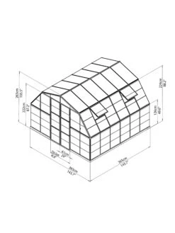 Canopia® By Palram Americana™ Greenhouse, 12' X 12' 16 Canopia® By Palram Americana™ Greenhouse, 12' X 12' -Outdoor Garden Care 8595693 15v