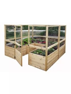 Garden In A Box With Deer Fence, 8' X 12' -Outdoor Garden Care 8595875 07V 3 4