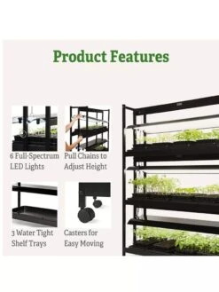 LED SunLite® High Intensity 3-Tier Garden -Outdoor Garden Care 8596024 4