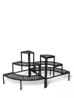 Quarter-Round Lattice Plant Stand -Outdoor Garden Care 8596372 6792 tif