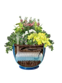 Mazzano Self-Watering Planters 12 Mazzano Self-Watering Planters -Outdoor Garden Care 8596570 SWMazzano19 Blue art tif
