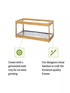 Low Bamboo LED Grow Light Garden -Outdoor Garden Care 8597720 5