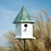 Heartwood Copper Songbird Deluxe Bird House 1 Heartwood Copper Songbird Deluxe Bird House -Outdoor Garden Care 8598849WHVC 01V tif