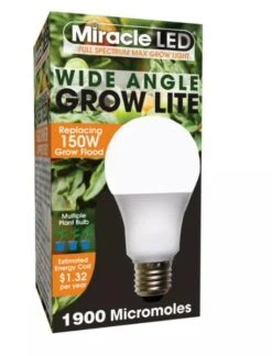 Miracle LED Corded 4-Socket Grow Light Kit With Bulbs, Full Spectrum And Red -Outdoor Garden Care 8599032 02V tif