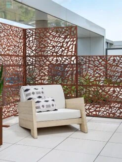 Veradek 2-Panel Privacy Screen Set, Web -Outdoor Garden Care 8599215 05V tif