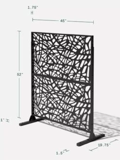 Veradek 2-Panel Privacy Screen Set, Web -Outdoor Garden Care 8599215 10V tif