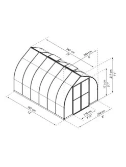 Canopia® By Palram Bella™ Greenhouse, 8' 33 Canopia® By Palram Bella™ Greenhouse, 8' -Outdoor Garden Care 8599338 04v