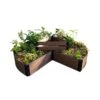 Circle Keyhole Garden With 1" Boards -Outdoor Garden Care 8599445 03v circle keyhole garden 1 inch uptown brown