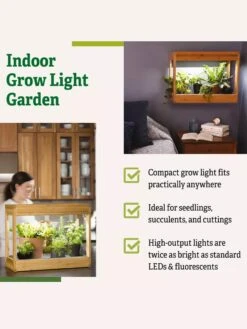 Bamboo Mini LED Grow Light Garden -Outdoor Garden Care 8599624 04