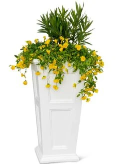 Fairfield Self-Watering Tall Patio Planters, 34” -Outdoor Garden Care 8600109 017 tif