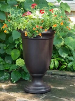 Ellington Self-Watering Urn Planter, 24" -Outdoor Garden Care 8600110 02V tif