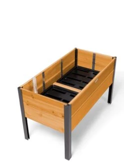 Self-Watering Eco-Stained Elevated Planter Box, 2' X 4' -Outdoor Garden Care 8608963 6286 tif