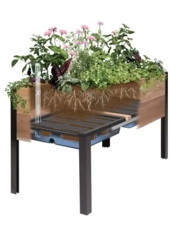 Self-Watering Insert For 2’ X 4’ Planter -Outdoor Garden Care 8609009 SW insert art 2021 tif 1
