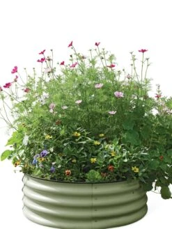 Birdies™ Round Metal Raised Bed -Outdoor Garden Care 8609150 006525 tif