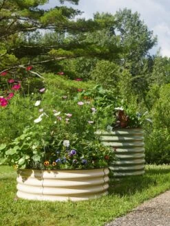 Birdies™ Round Metal Raised Bed, Tall -Outdoor Garden Care 8609150 6524 tif 1