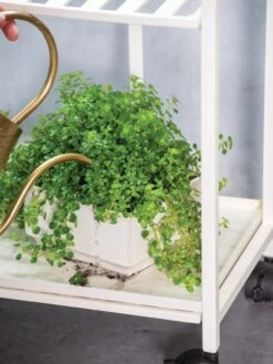 Oslo 2-Tier Plant Stand With Folding Shelves -Outdoor Garden Care 8609220 4137 tif