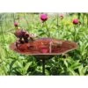 Achla Designs Antiqued Birdbath With Birds And Stake -Outdoor Garden Care 8609294 01v achla designs antiqued brass birdbath with birds and stake