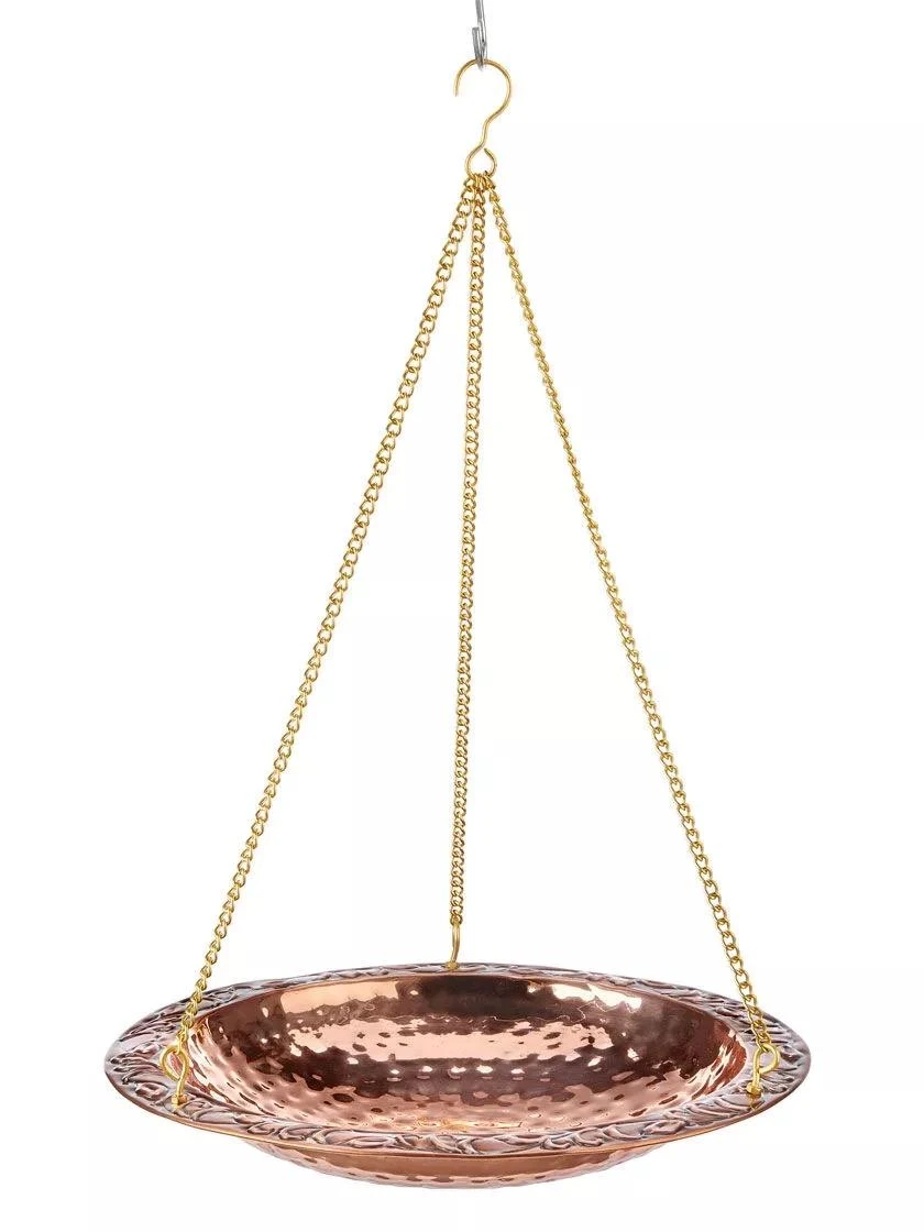 Copper Hanging Birdbath 6 Copper Hanging Birdbath - Image 4