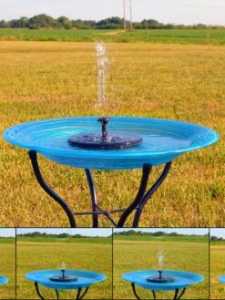 Floating Solar Bird Bath Bubbler -Outdoor Garden Care 8609905 01V tif