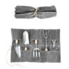 Esschert Waxed Canvas Roll Up Pouch -Outdoor Garden Care 8610177 01v esschert waxed canvas roll up tool pouch