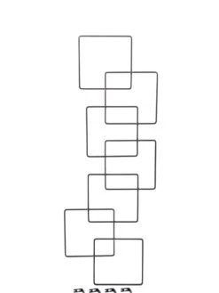 Building Blocks Wall Trellis, 45" -Outdoor Garden Care 8610183 3933 tif