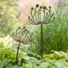 Queen Anne's Lace Garden Stake Set Of 2 -Outdoor Garden Care 8610210 8031 tif
